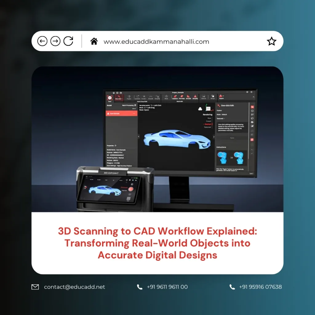 3D Scanning CAD Workflow