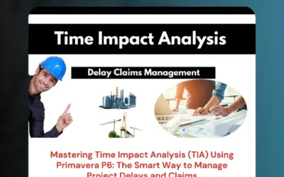 Mastering Time Impact Analysis (TIA) Using Primavera P6: The Smart Way to Manage Project Delays and Claims