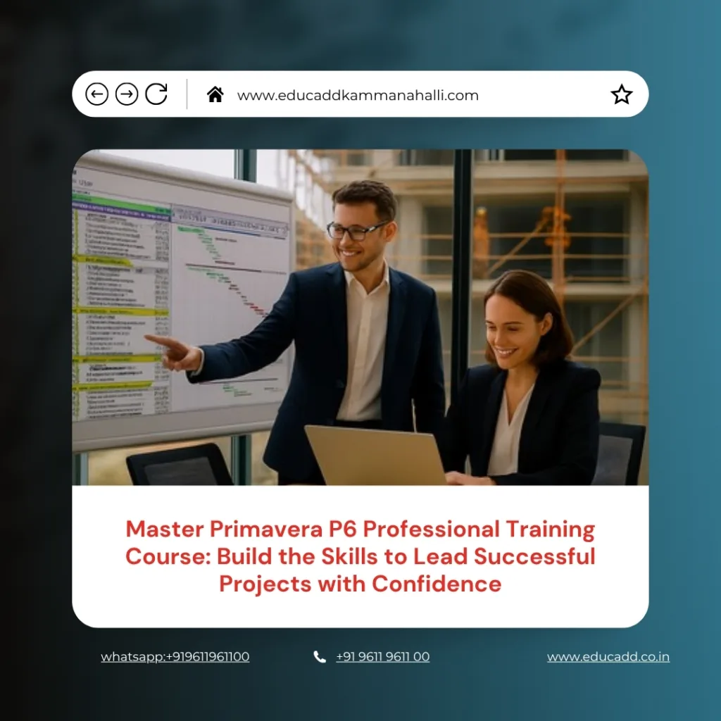 Primavera P6 Professional Training