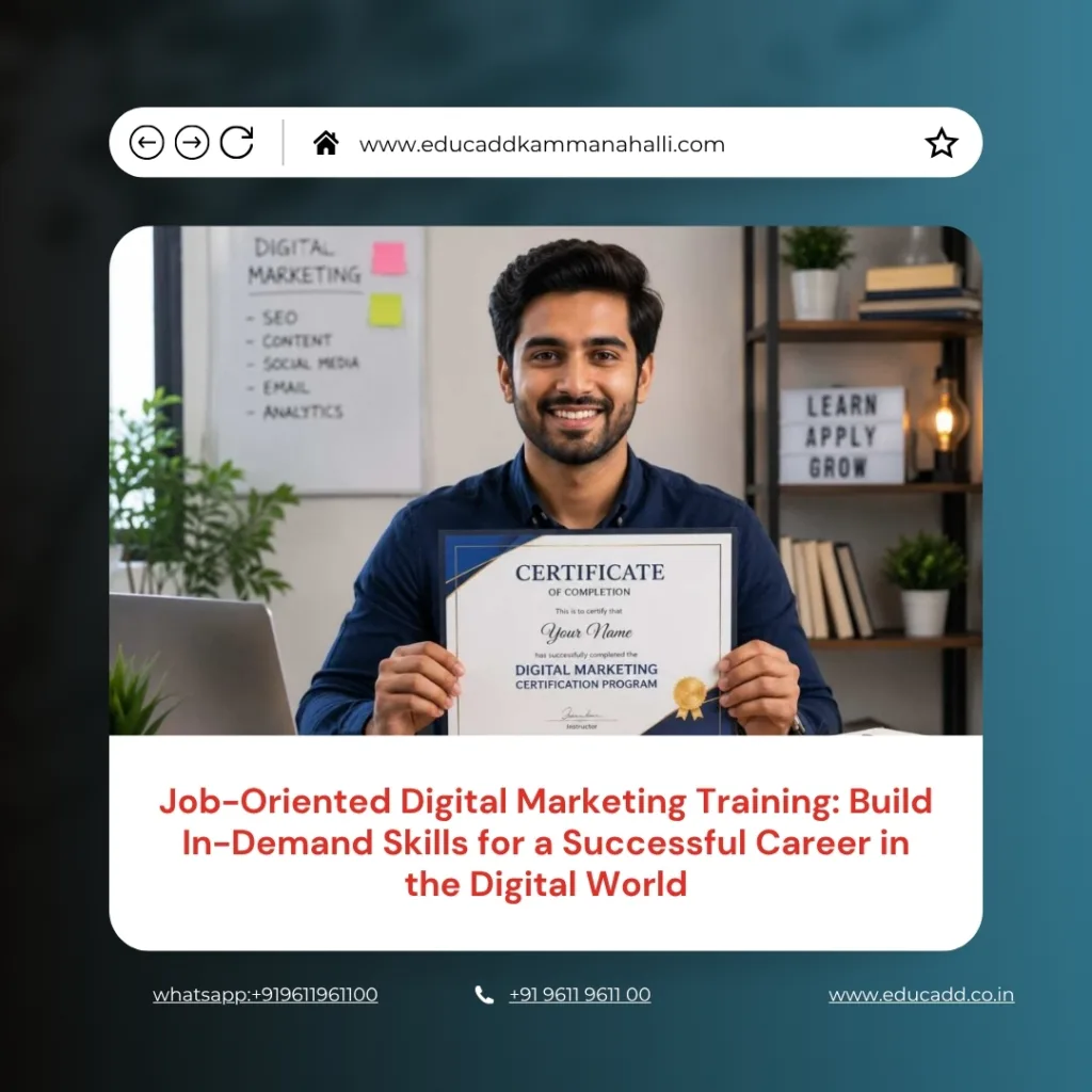 Job Oriented Digital Marketing