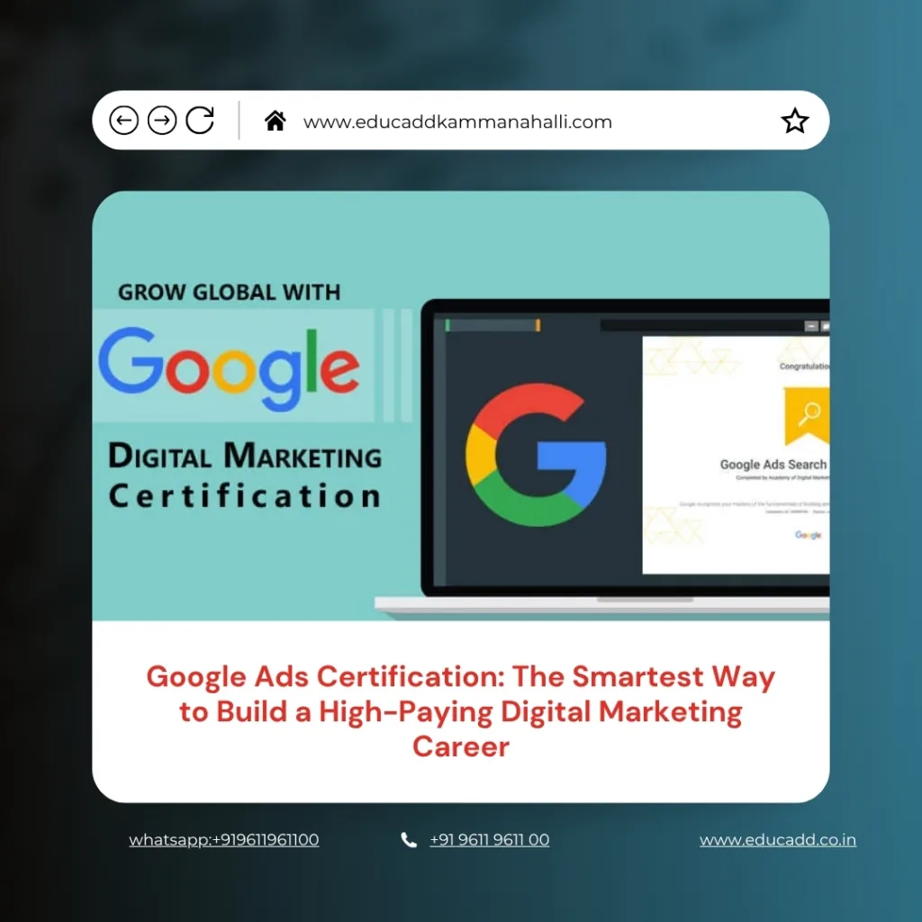 Google Ads Certification Course